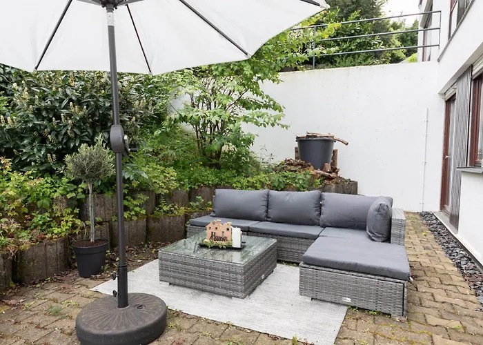 公寓 Cozy Ii Luxurioes Moselview Terrasse Garten Netflix 雷温